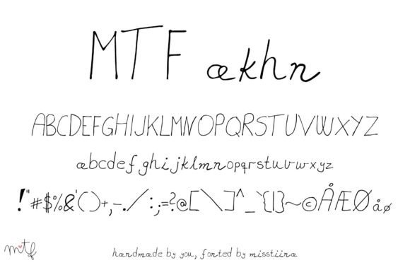 Akhn: The Playful Handwritten Font for Crafters and Sellers