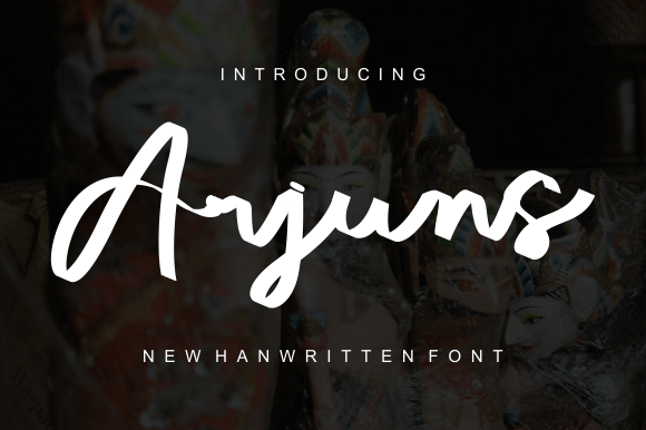 Arjuns: The Handwritten Typeface That Elevates Campaign Visuals