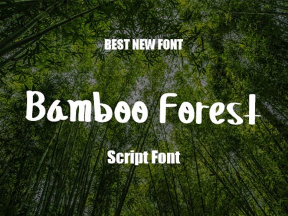 Bamboo Forest: A Sweet Handwritten Font for Natural Branding