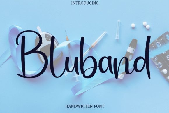 Bluband: The Sweet Handwritten Typeface for Authentic Brand Identity