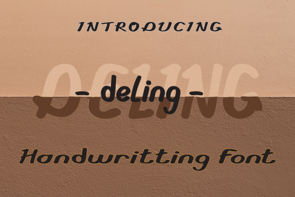 Deling Handwritten Font: A Joyful Choice for Crafters and Sellers