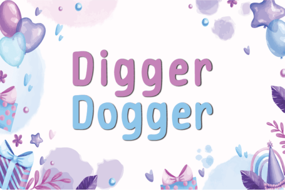 Digger Dogger: A Handwritten Font for Authentic Brand Identity