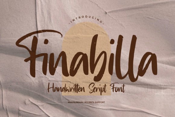 Finabilla Handwritten Font for Authentic Brand Identity