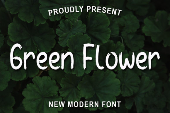 Green Flower: A Friendly Handwritten Font for Authentic Branding