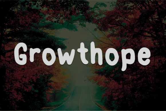 Growthope: The Handwritten Font for Authentic Craft Designs