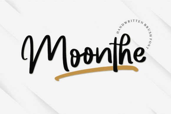Moonthe: The Handwritten Display Font That Elevates Your Brand Identity