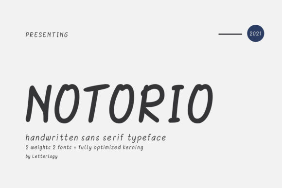 Notorio: The Handwritten Typeface for Authentic Craft Branding