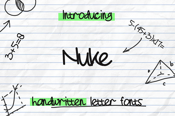 Nuke Font Review: A Sweet Handwritten Typeface for Digital Brands