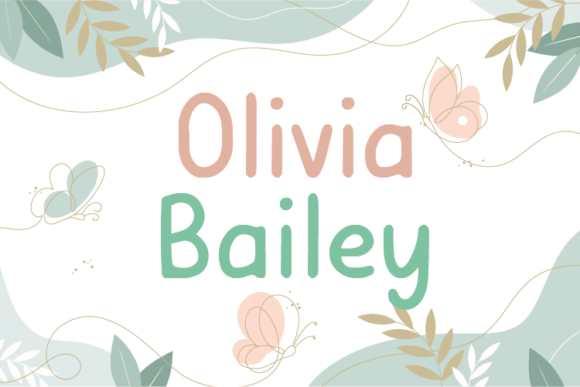 Olivia Bailey: A Handwritten Typeface for Editorial Design