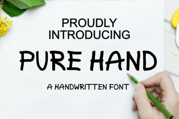 Pure Hand: The Whimsical Script Font for Handmade Brands