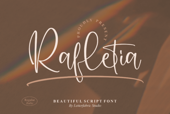 Rafletia: The Handwritten Font for Authentic Brand Identity