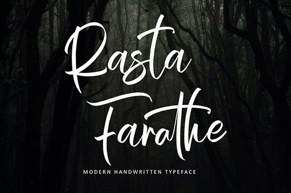 Rasta Farathe: The Handwritten Typeface for Elegant Craft Designs