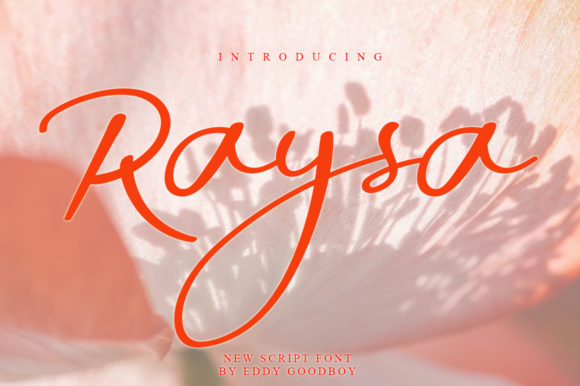 Raysa: The Handwritten Font That Elevates Small Business Branding