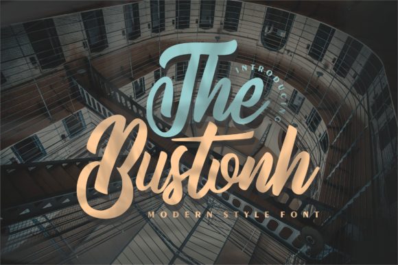 The Bustonh: A Sweet Handwritten Font for Polished Brand Identity