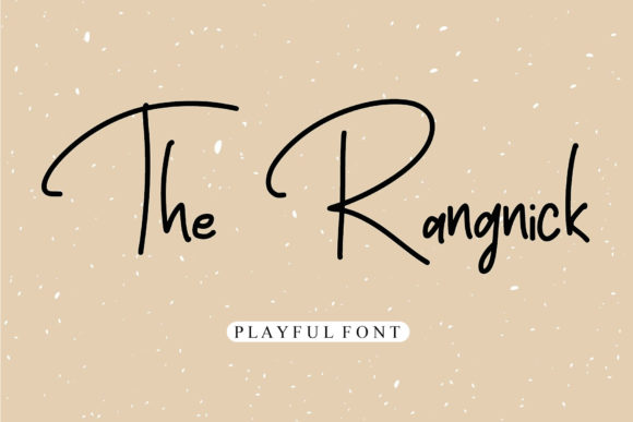 The Rangnick Font: A Handwritten Typeface That Feels Just Right