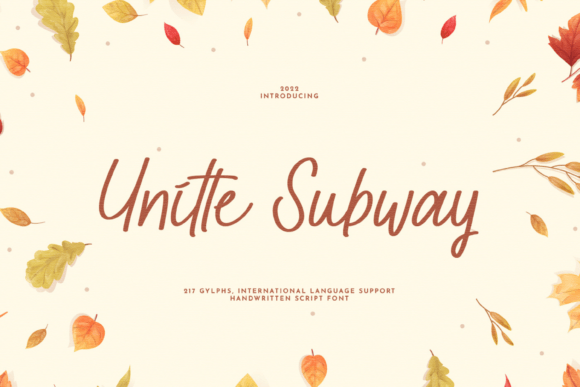 Unitte Subway: A Fresh Handwritten Font for Editorial Design