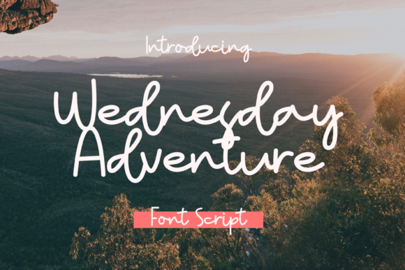 Wednesday Adventure: A Handwritten Typeface for Creative Makers