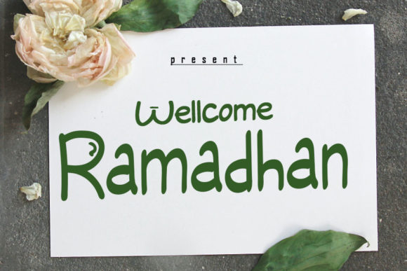 Wellcome Ramadhan: A Sweet Script Handwritten Typeface for Crafters