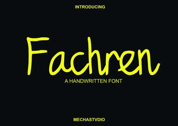 Why Fachren Is the Handwritten Font Your Brand Needs